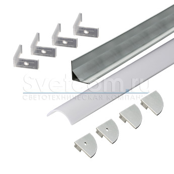 КСС 3030L анод | Набор алюминиевых профилей дуга