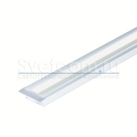 2409 E | Профиль белый врезной алюминиевый для светодиодных лент