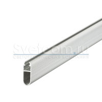 3015AL | Профиль рейлинговый алюминиевый для мебельного вешала, с диффузором