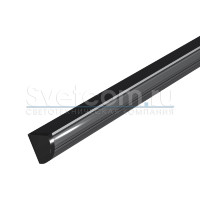 1616W черный | Профиль угловой алюминиевый для светодиодных лент  