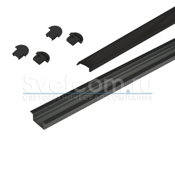 КСС 2206E черный | Набор алюминиевых профилей