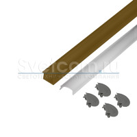 КСС 2207 золото | Набор алюминиевых профилей