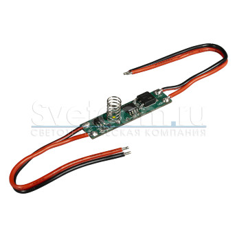 DPs-3W с проводами | сенсорный выключатель на касание, диммируемый, встраиваемый 12-24V  