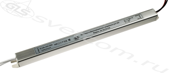 12V 36W "карандаш" | Источник питания для LED в алюминиевом ТОНКОМ длинном закрытом корпусе
