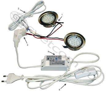 Комплект светильников на основе FT9251 LED