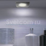LED Polus-K (матовое стекло) | светильник мебельный врезной светодиодный 220V IP44 