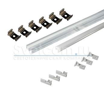 КСС 2109 белый | Набор алюминиевых профилей 3 м