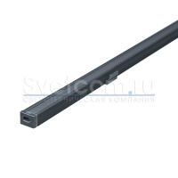 0806T черный | Профиль накладной алюминиевый для 5 мм светодиодных лент