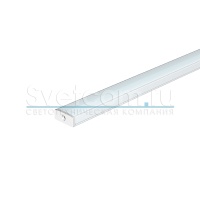 1707W белый | Профиль накладной алюминиевый для светодиодных лент