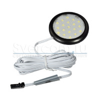 LED 19-12 | Черный светильник светодиодный накладной 12V