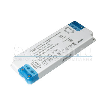 12V 40W компакт | источник питания в пластмассовом TOHKOM закрытом корпусе IP20