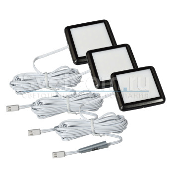 КМС LED Palis 18-12 | Черный комплект мебельных светильников