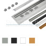 КСС 2206W анод/ черный/ белый/ золото | Набор алюминиевых профилей L=2m,3m КСС 2206W анод/ черный/ белый/ золото | Набор алюминиевых профилей L=2m,3m