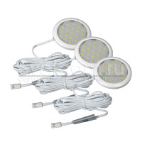 КМС LED 19-12 | Белый комплект светодиодных мебельных светильников
