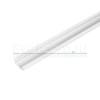 2507E белый | Профиль встраиваемый алюминиевый для светодиодных лент