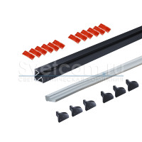 КСС 1212T черный | Набор алюминиевых профилей 3 м