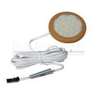 LED 19-12 | Золотой светильник светодиодный накладной 12V