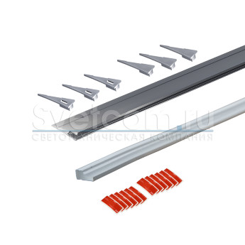 КСС 2408T анод | Набор алюминиевых профилей 3 м