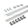 КСС 1607 белый | Набор алюминиевых профилей 3 м
