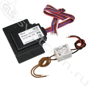 Комплект DZs-5 12V + реле | Комплект для освещения за зеркало