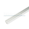 1607 белый | Профиль накладной алюминиевый для светодиодных лент