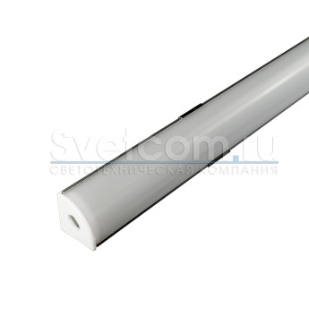 1616W белый | Профиль накладной алюминиевый для светодиодных лент  