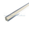 1919L анод | профиль угловой накладной алюминиевый для светодиодных лент