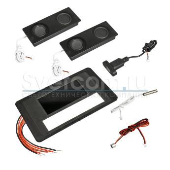 DVs-8-6K 12V | Многофункциональный сенсорный выключатель и часы 