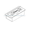 SMART OFFICE Pop-Up-2 | Блок розеток выдвижной черный