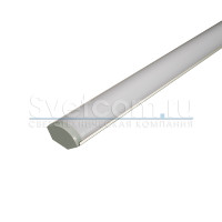 1616-2L | Профиль накладной алюминиевый для светодиодных лент