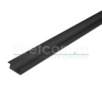 2206E | Профиль черный врезной алюминиевый для светодиодных лент
