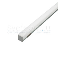 1506L анод | профиль накладной алюминиевый для светодиодных лент