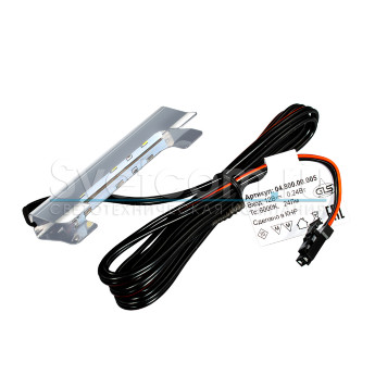 3LED (LED 20775) | светодиодный светильник-клипса 12V для торцевой подсветки стеклянных полок