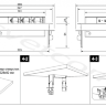 2xSCHUKO + 2xUSB | Блок розеток выдвижной горизонтальный компакт, со шнуром питания