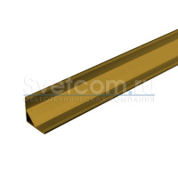 1616 золото | Профиль угловой алюминиевый для светодиодных лент
