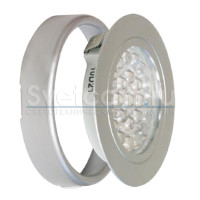 LED SLF24-24F-1 | светильник врезной / накладной для мебели / спален / витрин 24V