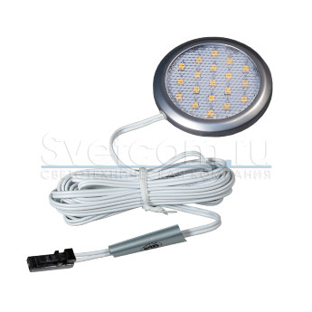 LED 19-12 | Серебристый светильник светодиодный накладной 12V