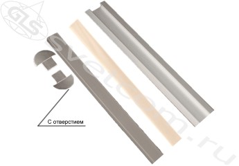 Комплект образцов алюминиевых профилей для  светодиодных лент 2206